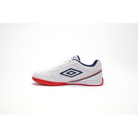 Zapatilla De Fútbol Umbro Sala Street II White / Estate Blue / Rococco Red