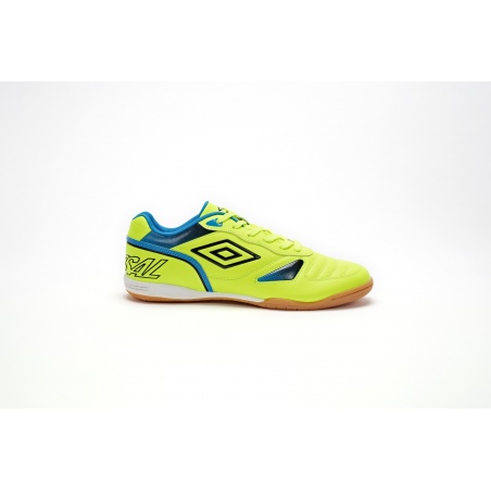 Zapatilla De Fútbol Umbro Sala CTRL Safety Yellow / Black / Atomic Blue