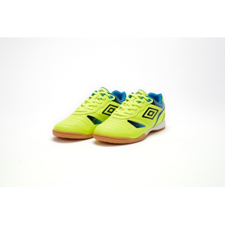 Zapatilla De Fútbol Umbro Sala CTRL Safety Yellow / Black / Atomic Blue