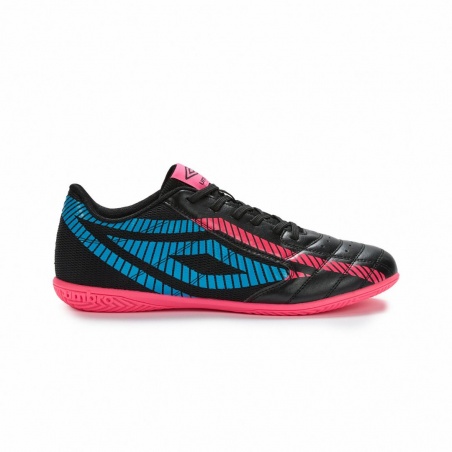 Zapatilla de Fútbol Sala Umbro Sala S5 Black / Atomic Blue / Pink Glow