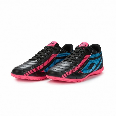 Zapatilla de Fútbol Sala Umbro Sala S5 Black / Atomic Blue / Pink Glow