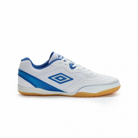Zapatilla de Fútbol Sala Umbro Sala Pulse White / TW Royal / Super Sonic