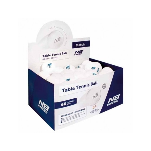 Pelota Ping Pong Enebe Match 60 Unidades