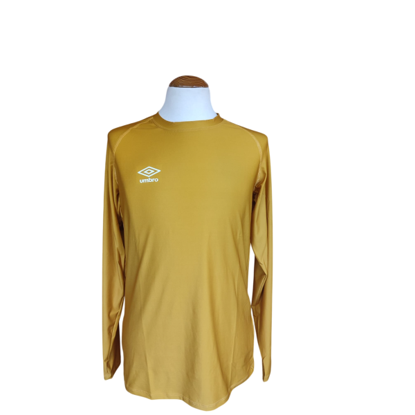 CAMISETA TERMICA MANGA LARGA DORADA