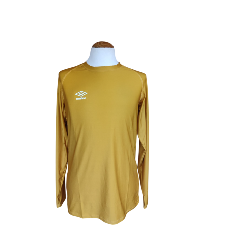 CAMISETA TERMICA MANGA LARGA DORADA