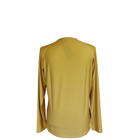 CAMISETA TERMICA MANGA LARGA DORADA