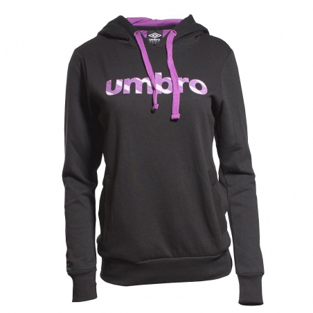 Sudadera Con Capucha Logo Umbro Negra